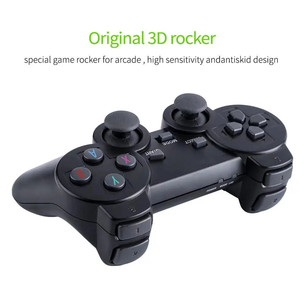 BOYHOM M8 4K Retro Game Stick With Dual 2.4G Wireless Controllers 20000 Built In Games 64GB TV Console Gift For Boys