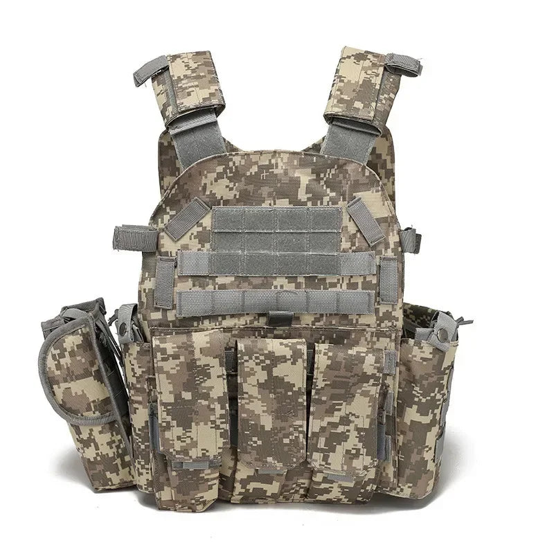 6094 Military Tactical Vest Body Armor for Combat Gear ACU Camouflage