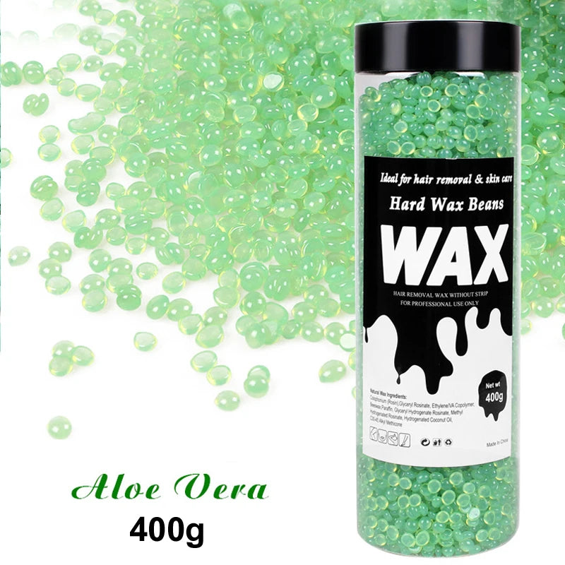 Painless Hot Film Waxing Beads for Bikini Face Legs Body Hair Removal 200g/400g