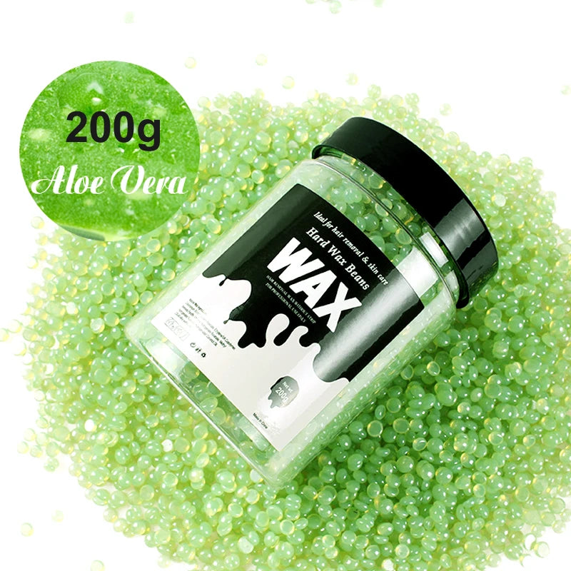 Painless Hot Film Waxing Beads for Bikini Face Legs Body Hair Removal 200g/400g