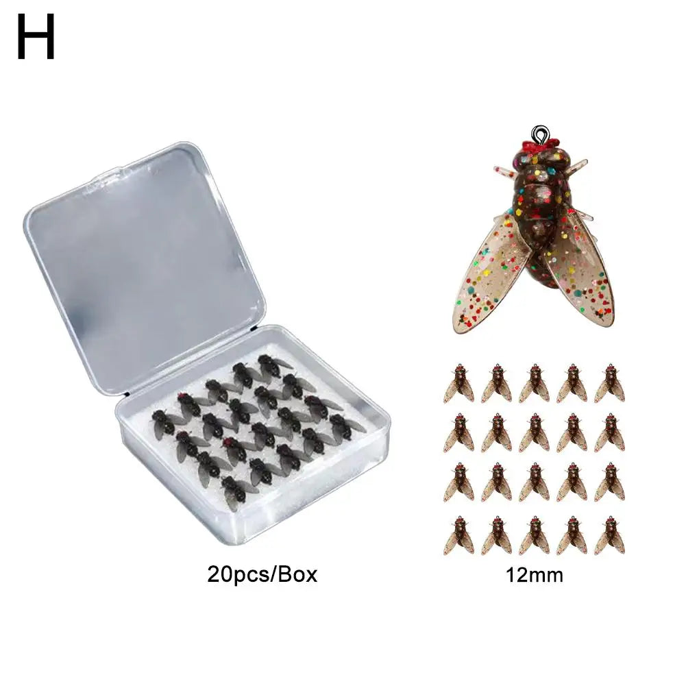 Bionic Fly Fishing Bait 20PCS for Salmon and Trout 2024