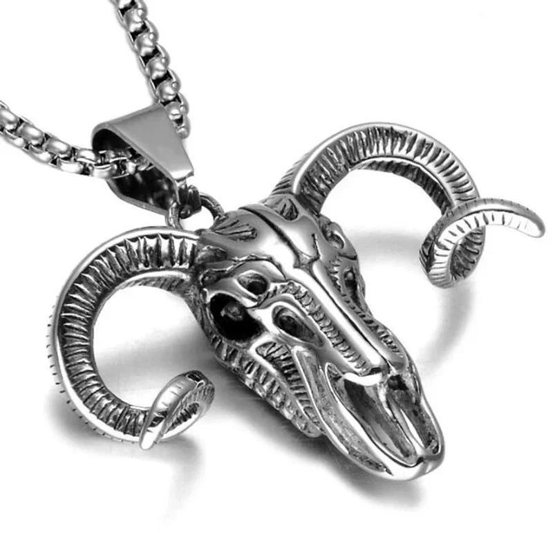 Handcrafted Skull Roman Helmet Pendant Necklace for Men