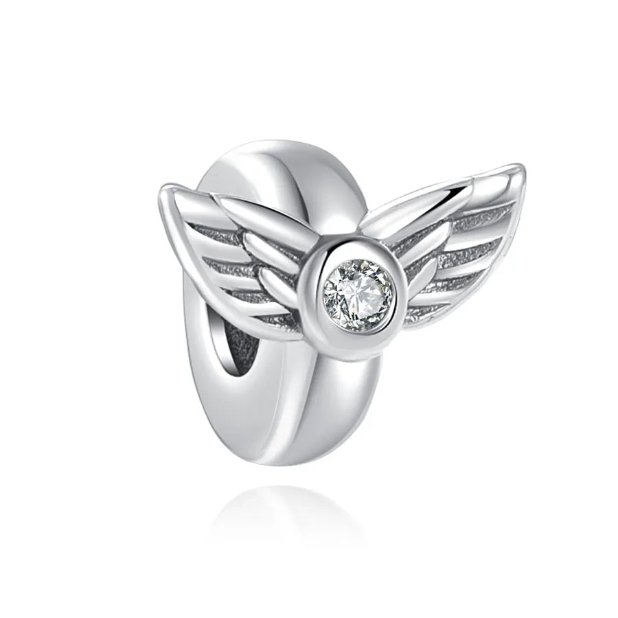 Yinyang Flower Clover Pendant 925 Silver Amulet for Bracelets DIY Jewelry Gift B1221