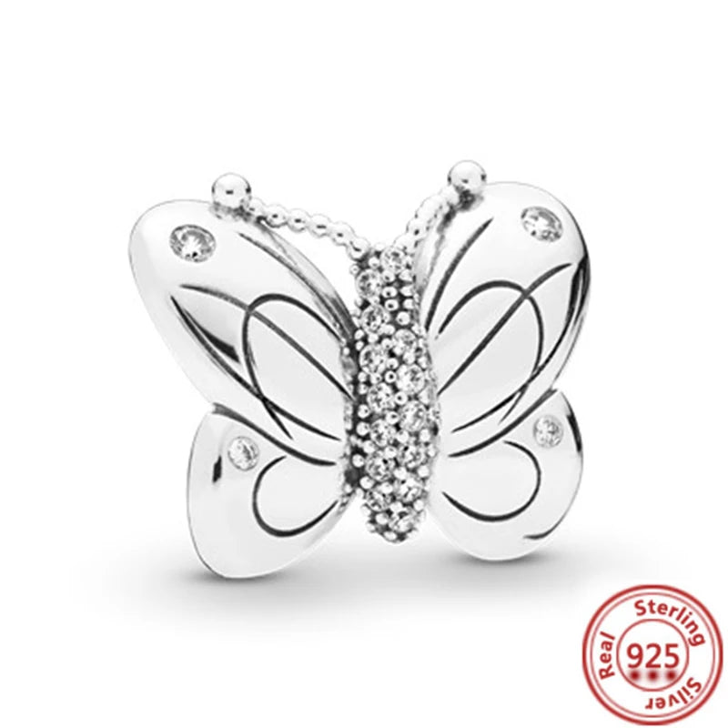 Cute Animal Family Charm Beads for DIY Silver Bracelet Jewelry Making Y296
