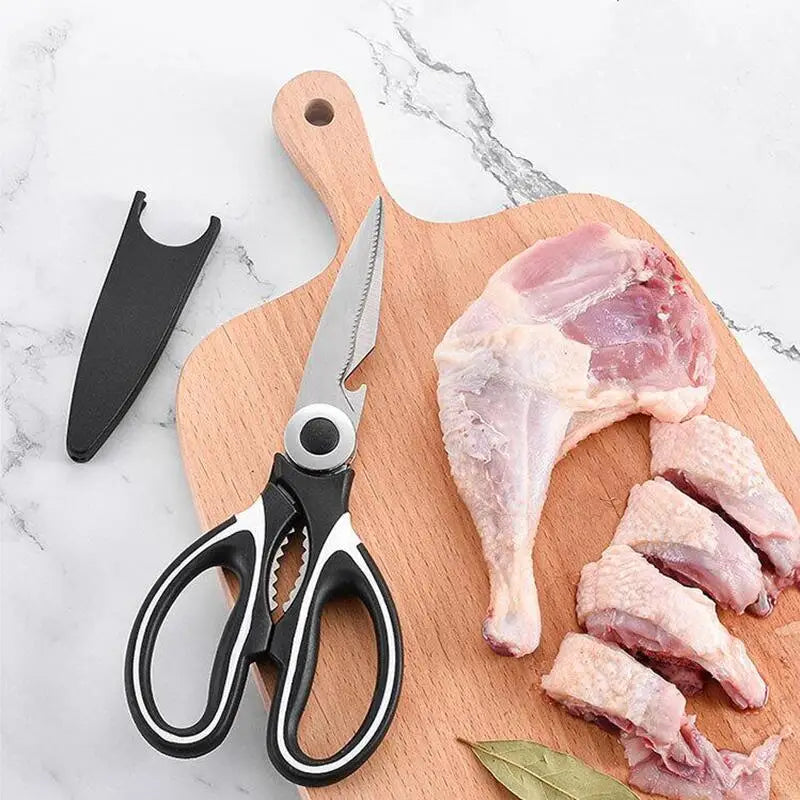 Stainless Steel Kitchen Scissors For Cutting Fish & Chicken