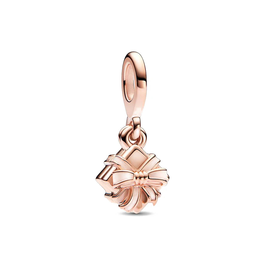 Rose Gold Butterfly Lock Key Charms Beads for DIY Jewelry Making F588