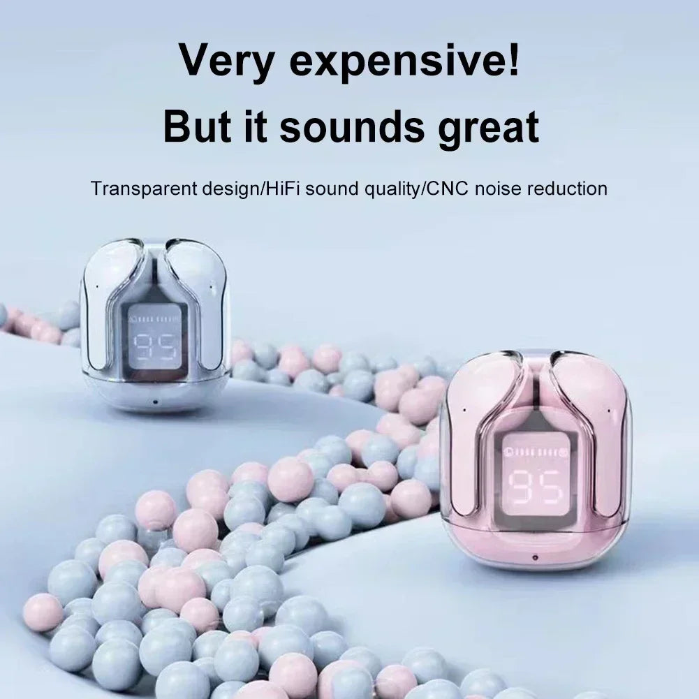 T2 Wireless Mini Earbuds LED Power Digital Display TWS Headset