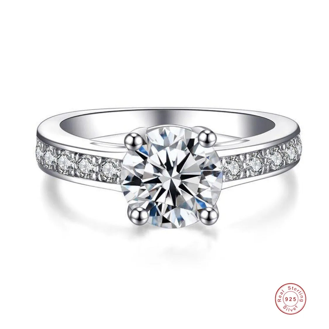 Promise Marquise Cut 3ct Simulated Diamond Engagement Ring in 925 Sterling Silver for Women Elegant Wedding Jewelry Gift