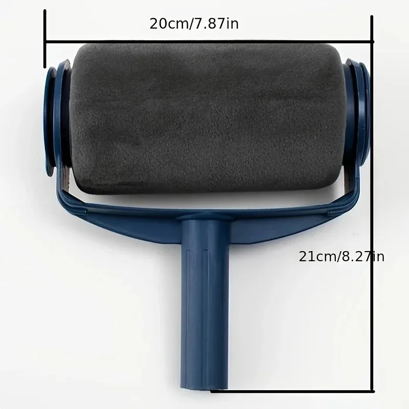 Latex Paint Wall Brush Self Priming Large Drum Roller Tool for Effortless Room Painting