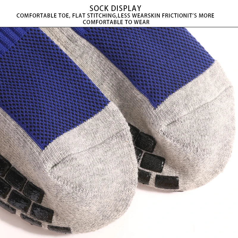 Unisex Football Ankle Socks Non Slip Silicone Bottom
