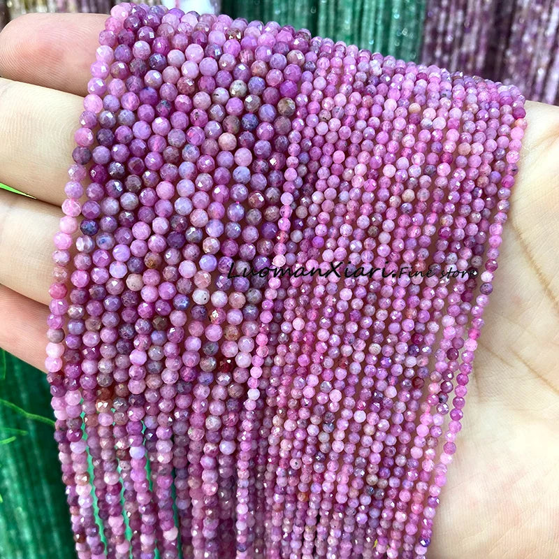 Elegant Faceted Aquamarine Beads for DIY Jewelry Making Bracelet Accessories