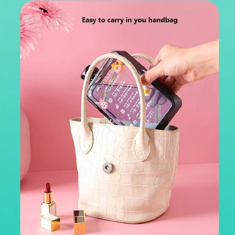Portable BPA Free Transparent Water Bottle Fits Handbag