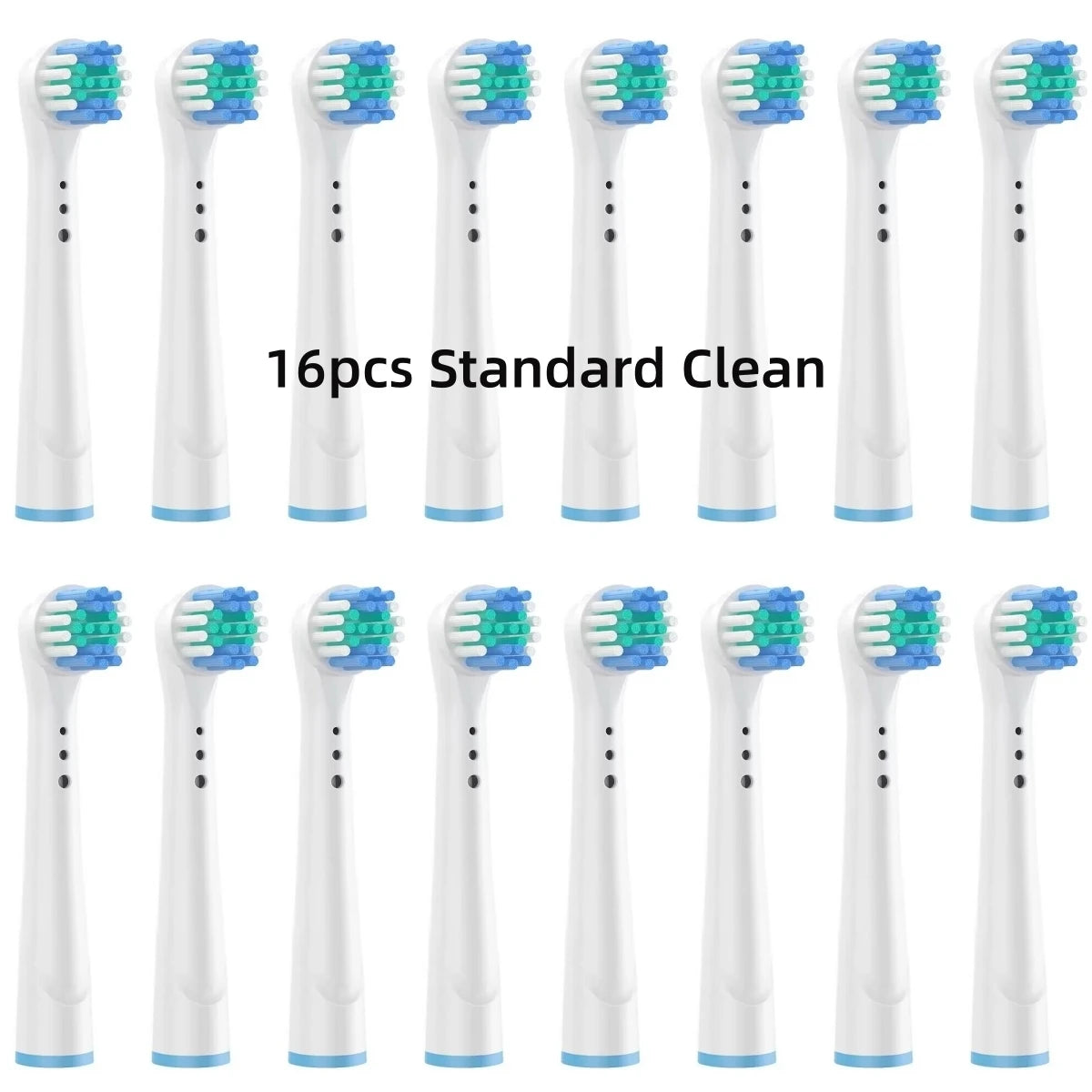 16/20PCS Brush Head Nozzles for Oral B Electric Toothbrush 16 Standard Clean
