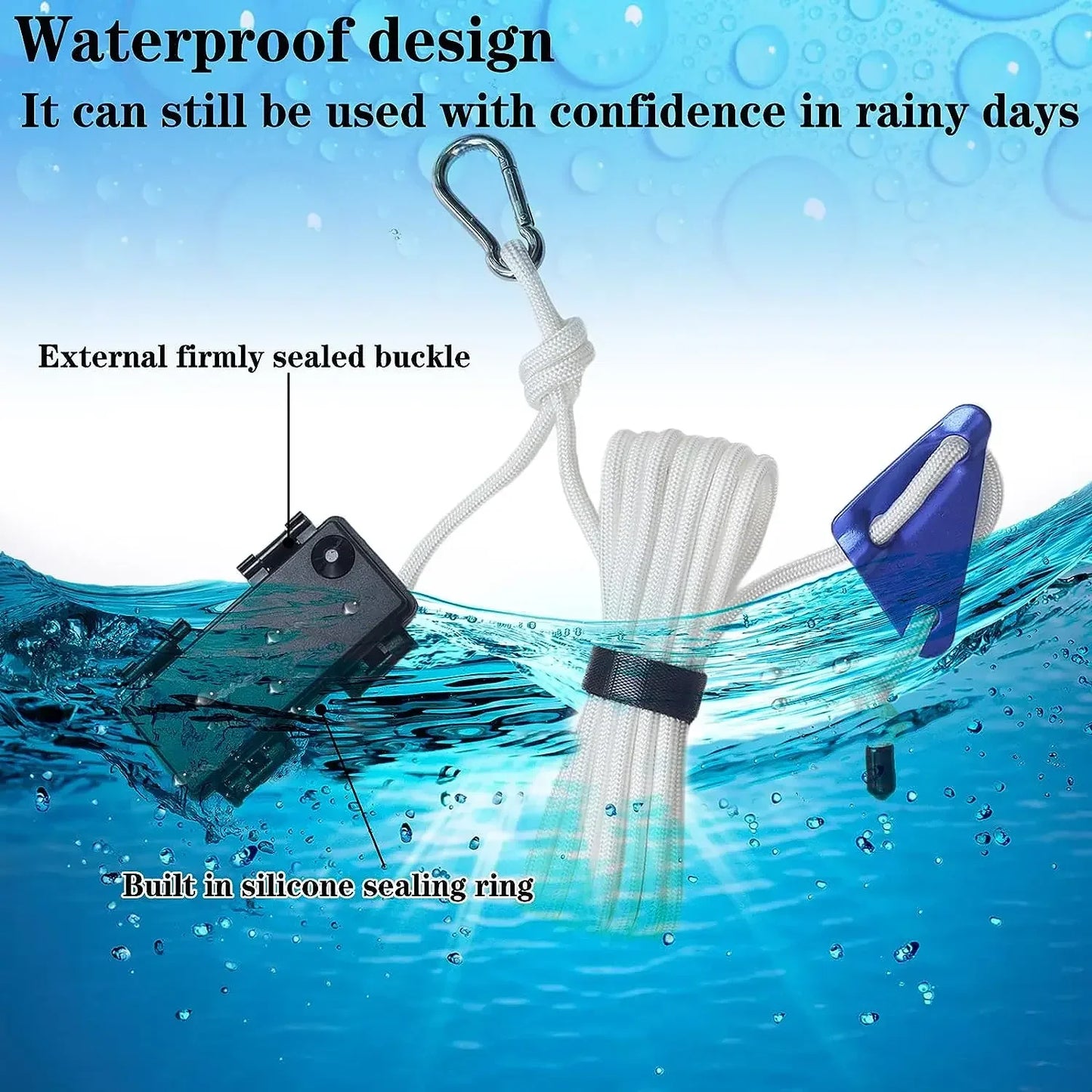 Camping Tent Rope Light Outdoor LED Waterproof 6mm Straps