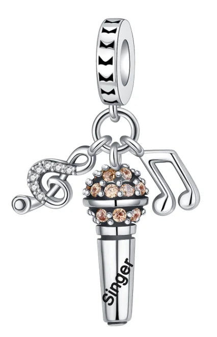 Original 925 Sterling Silver Magic Cube Charm Bead Pendant with Zircon for Bracelet and Necklace Jewelry