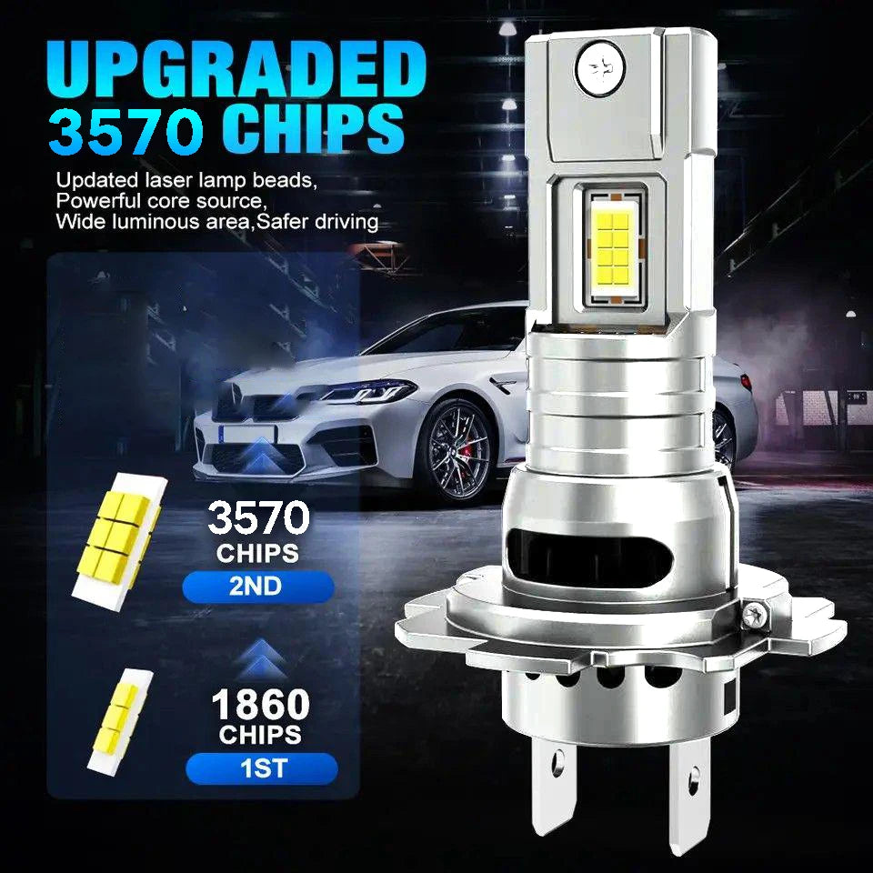Heyword H7 Mini LED Headlight Bulb 60W 20000LM 6500K