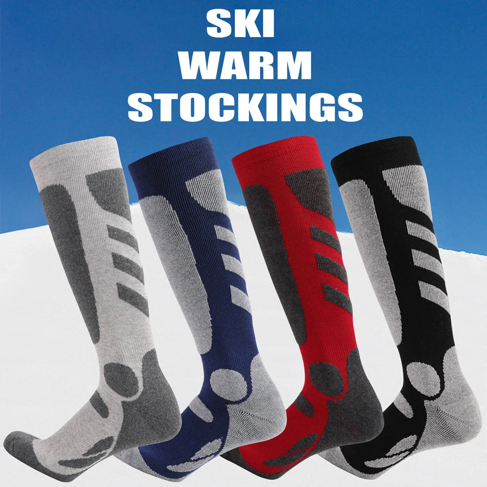 Thermal Cotton Ski Socks Unisex Warm Hiking Cycling