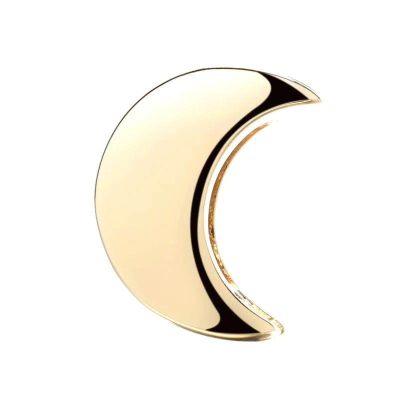 925 Silver Exquisite Moon Heart Letter Flat Clip Beads for European DIY Bracelet