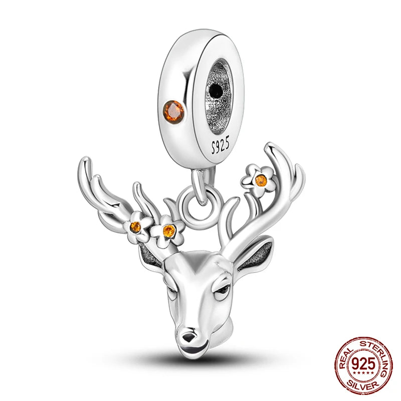 Sterling Silver Camera Coffee Cup Charm Beads for Qikaola Bracelet Jewelry DIY