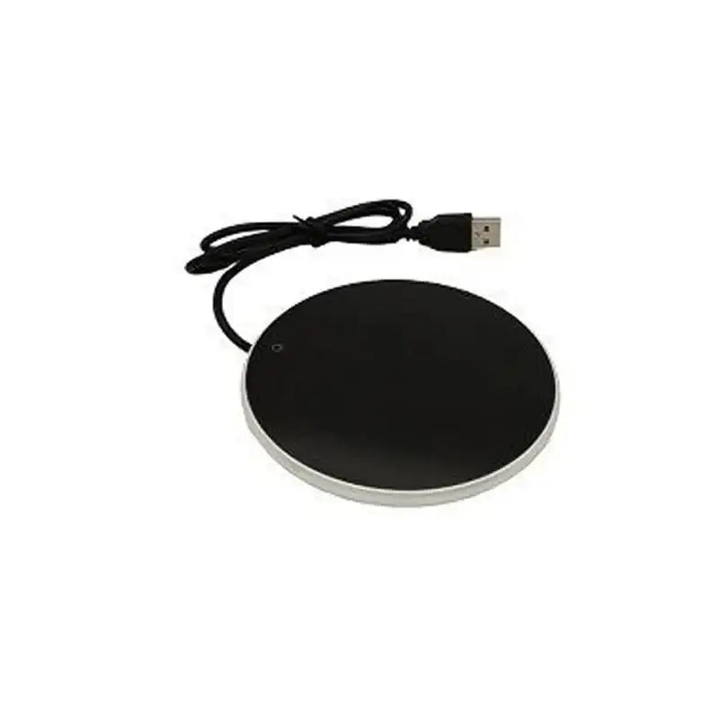 USB Heating Pad Coffee Cup Heater For Home Office Desk 2024 silver