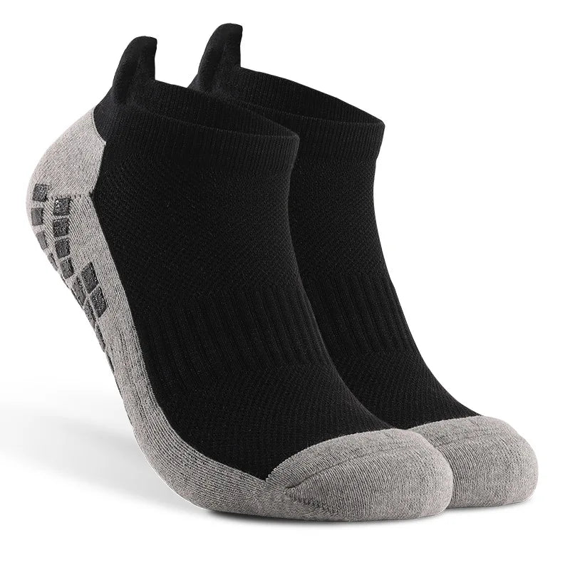 Unisex Football Ankle Socks Non Slip Silicone Bottom