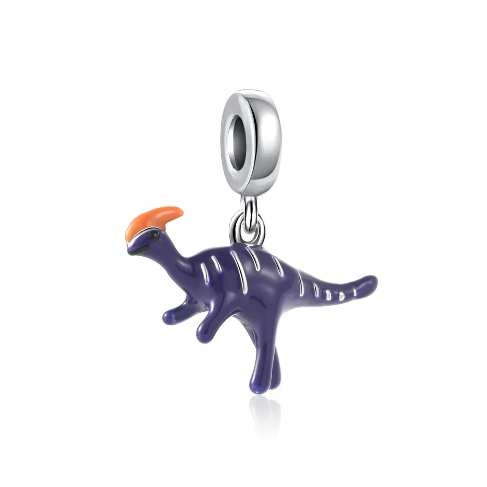 925 Sterling Silver Charm Bracelet With Animal Pendants