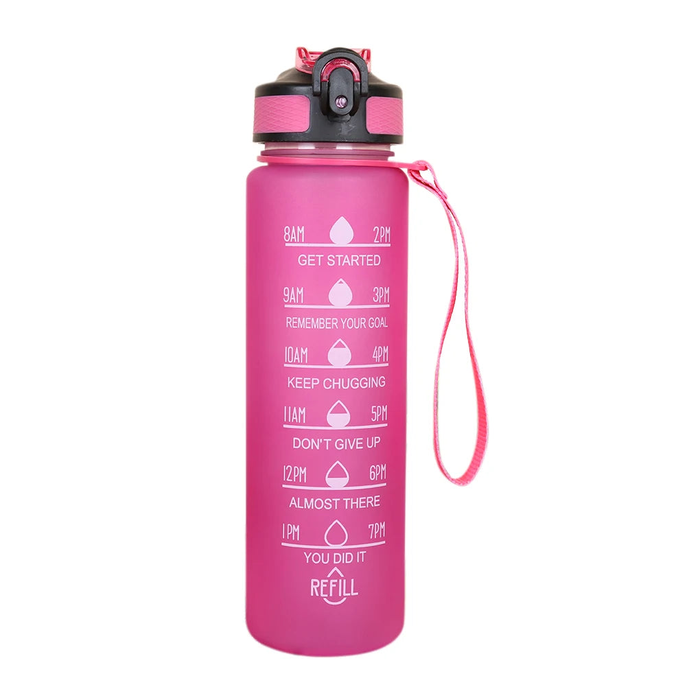 1L Silicone Leakproof Sport Water Bottle For Travel