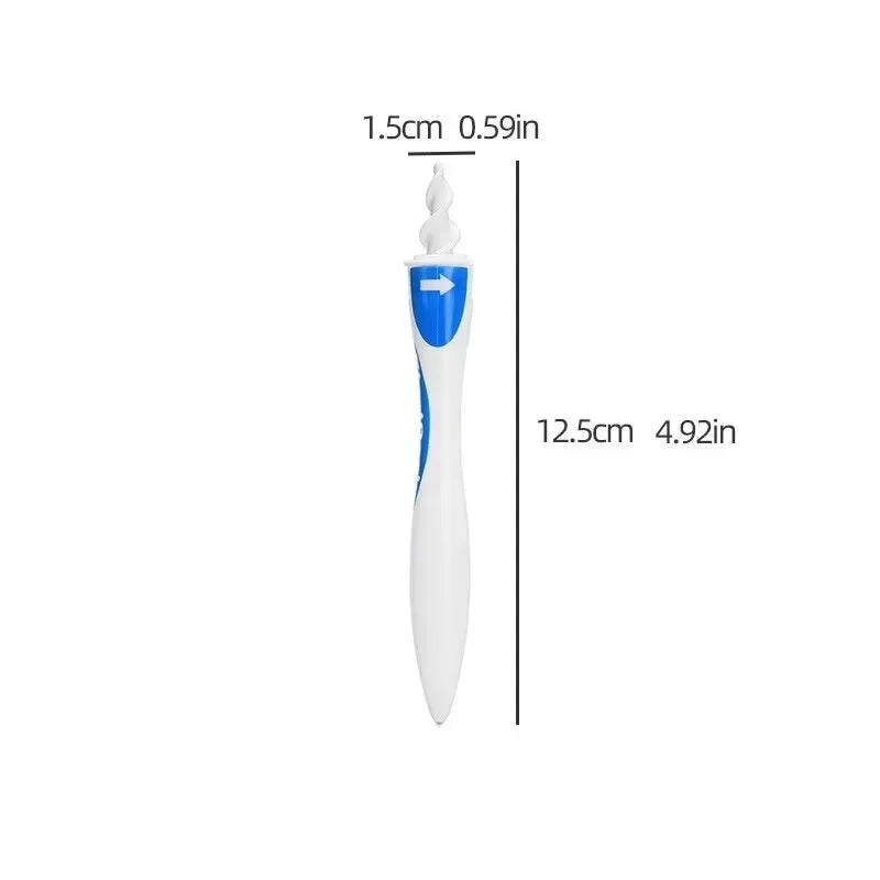 Portable Ear Wash Wax Silicone Soft Spiral Beauty Tool