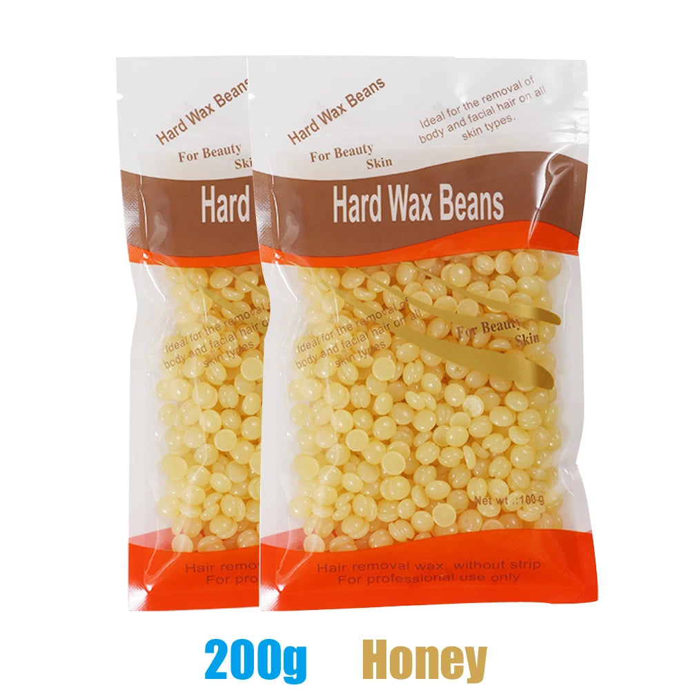 Wax Melting Machine for Hair Removal 200ml Wax Heater Pot Professional Depilation Waxing Warmer with Paraffin Wax Beans
