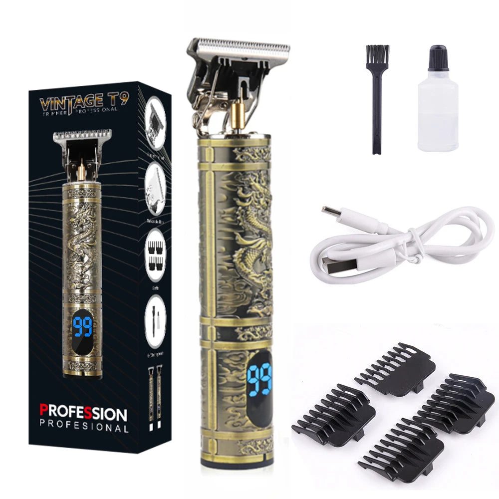 Clearance LCD Digital Display T9 All Metal Shaver for Women LCD ABS dragon