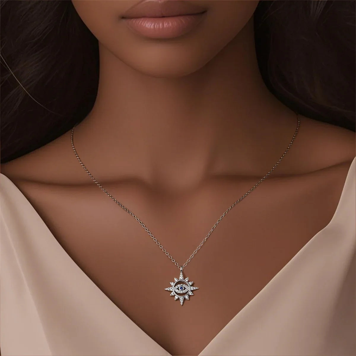 925 Sterling Silver Heart Butterfly Pendant Adjustable Sparkle Necklace for Women Elegant DIY Gift Jewelry