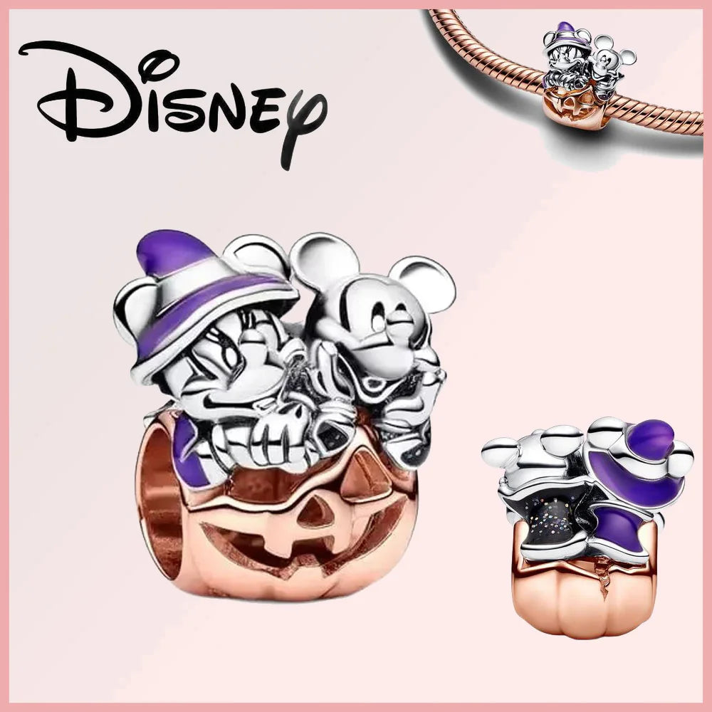 Disney 925 Sterling Silver Stitch Minnie Winnie Dangle