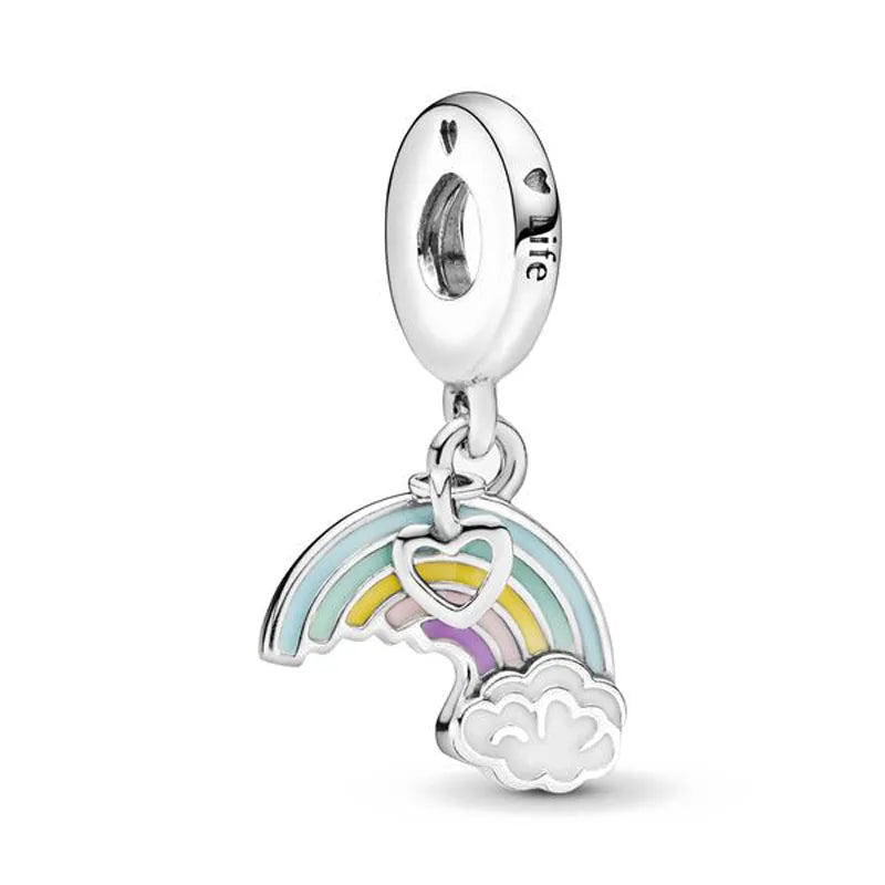 Grandma Heart Niece Family Tree Charms Bead for DIY European 925 Silver Charm Bracelet Necklace Jewelry for Women