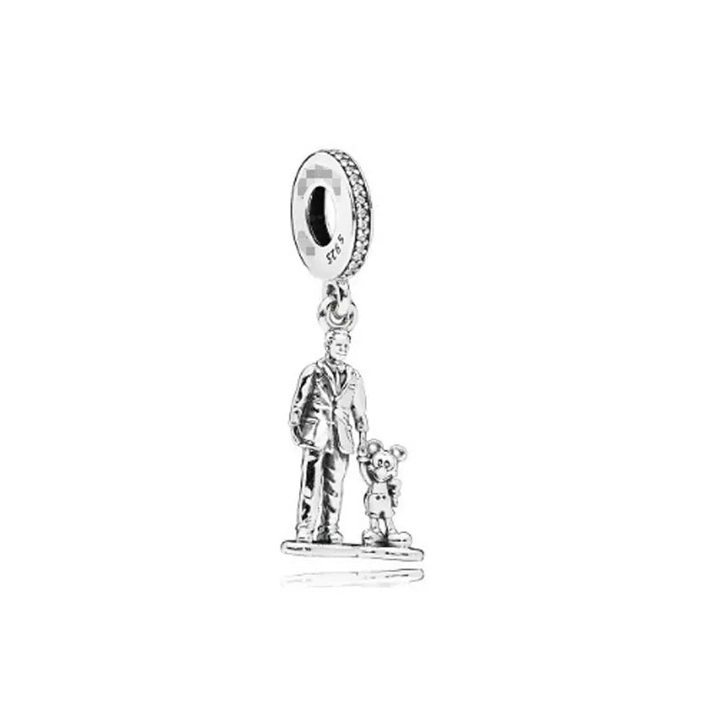 925 Silver Dress Pendant Charms for European Bracelets P729
