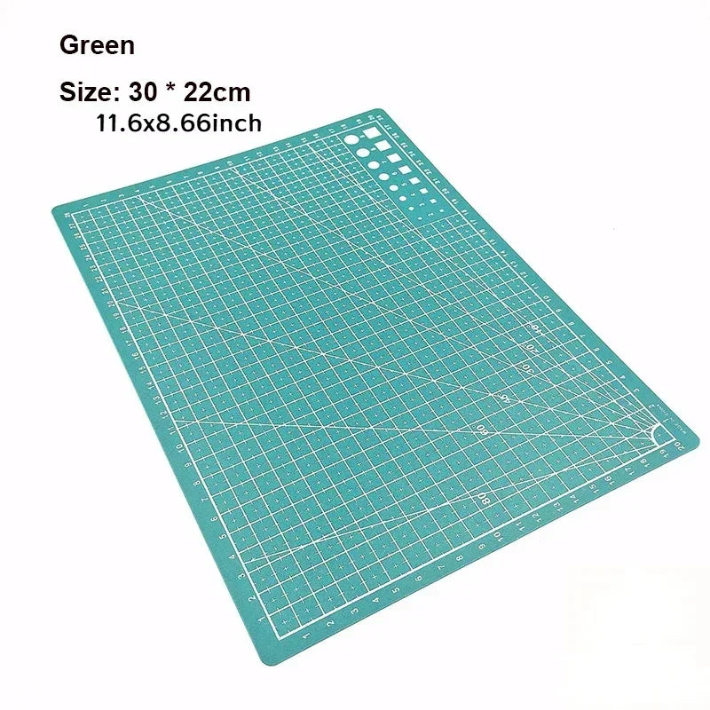 CraftPro 360° Rotating Cutting Pen - Durable Stainless Steel Blades for Effortless DIY Art Projects Green Mat