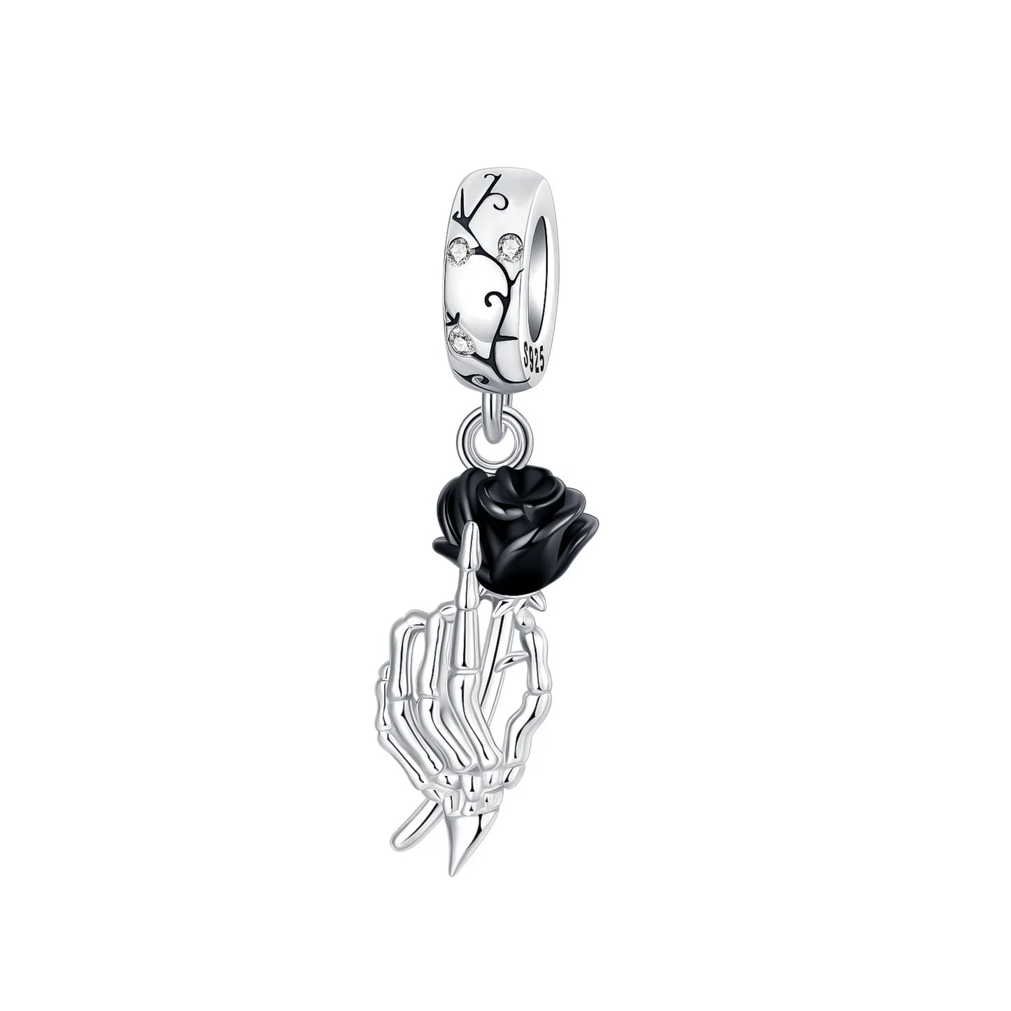 925 Sterling Silver Halloween Charms Pumpkin Ghost Witch Hat Pendant Beads for DIY Bracelet Necklace