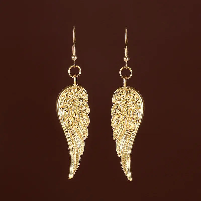 Gothic Black Wings Charm Earrings for Women and Girls Trendy AM0050 CHINA