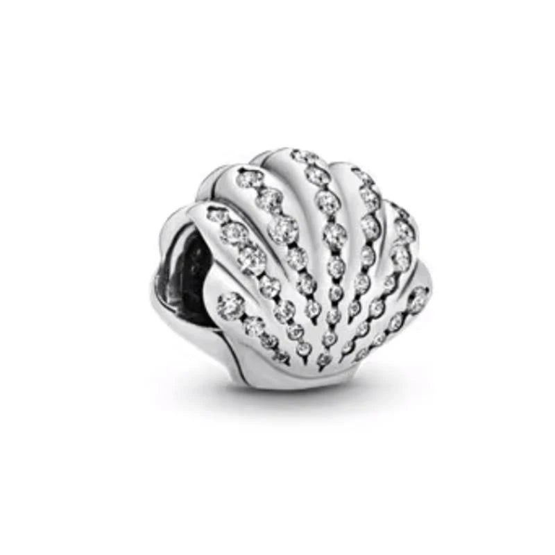 Sparkling Snowflake Sun Lightning Dangle Charm Bead 925