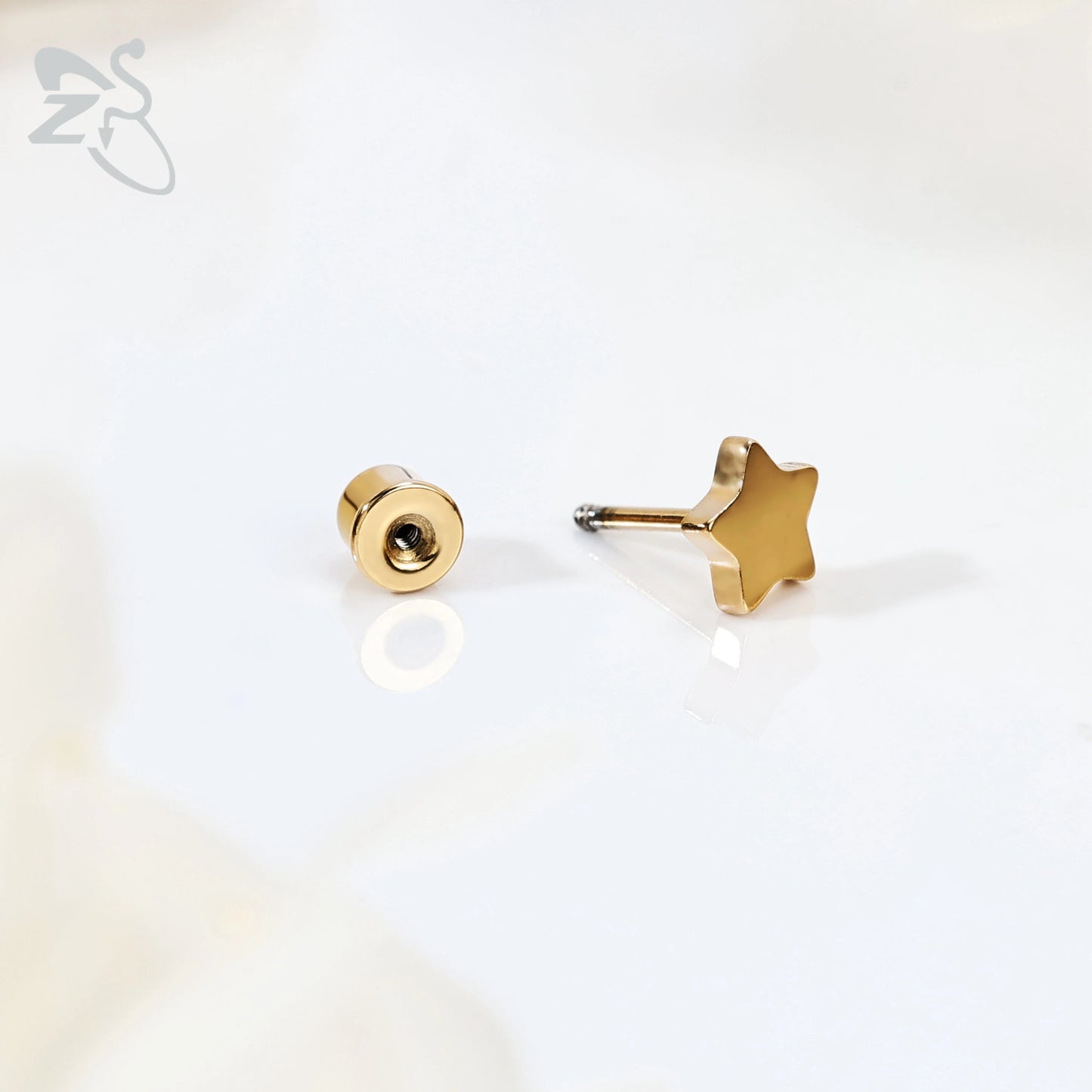 Charming Stainless Steel Flower Butterfly Stud Earrings for Children and Women