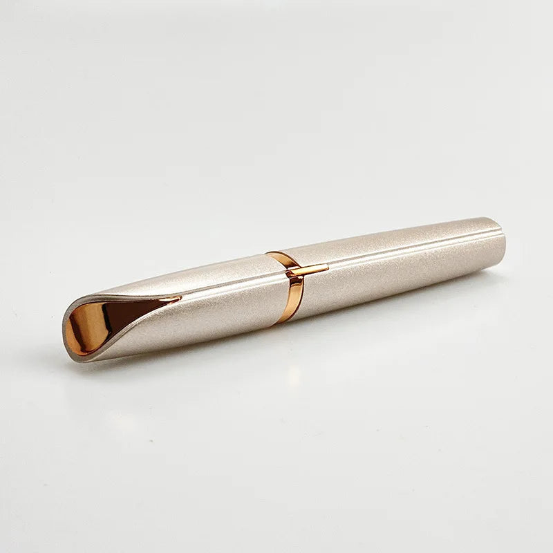 Electric Eyebrow Trimmer Mini Portable Rechargeable Hair Remover C536-champagne