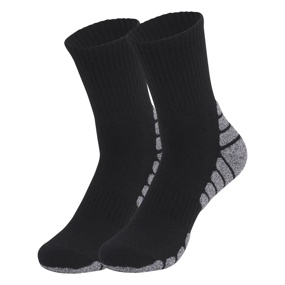 Cotton Thick Towel Bottom Sports Crew Socks Anti Odor