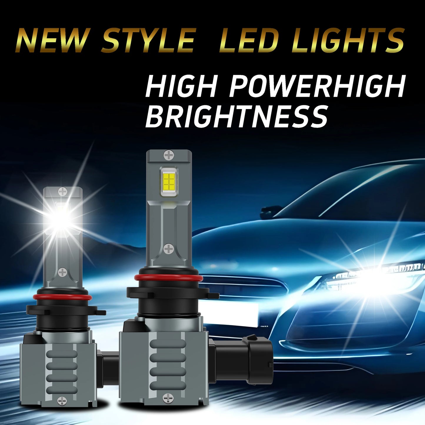 Heyword 20000LM H7 H11 120W CSP 6500K LED Headlight Bulb