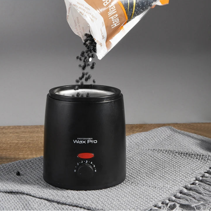 Wax Melting Machine for Hair Removal 200ml Wax Heater Pot Professional Depilation Waxing Warmer with Paraffin Wax Beans