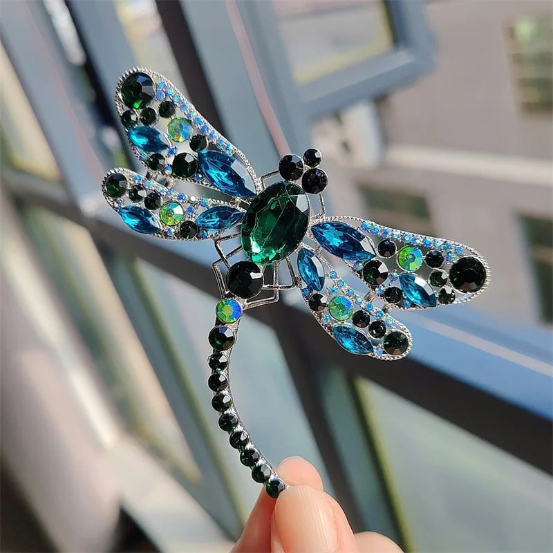Elegant Dragonfly Brooch for Women - Chic Corsage Pin for Suit and Party Wear