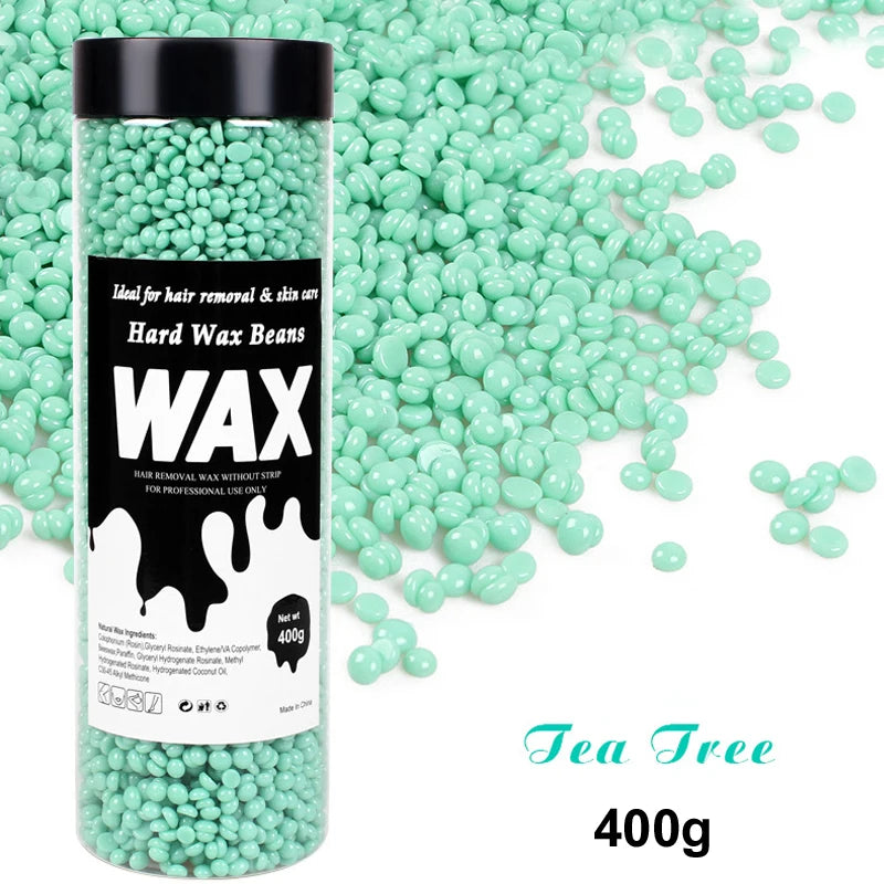 Painless Hot Film Waxing Beads for Bikini Face Legs Body Hair Removal 200g/400g