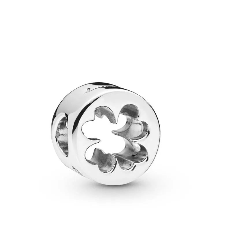 European 925 Sterling Silver Family Charm Bead with Zircon for DIY Bracelet and Necklace Jewelry
