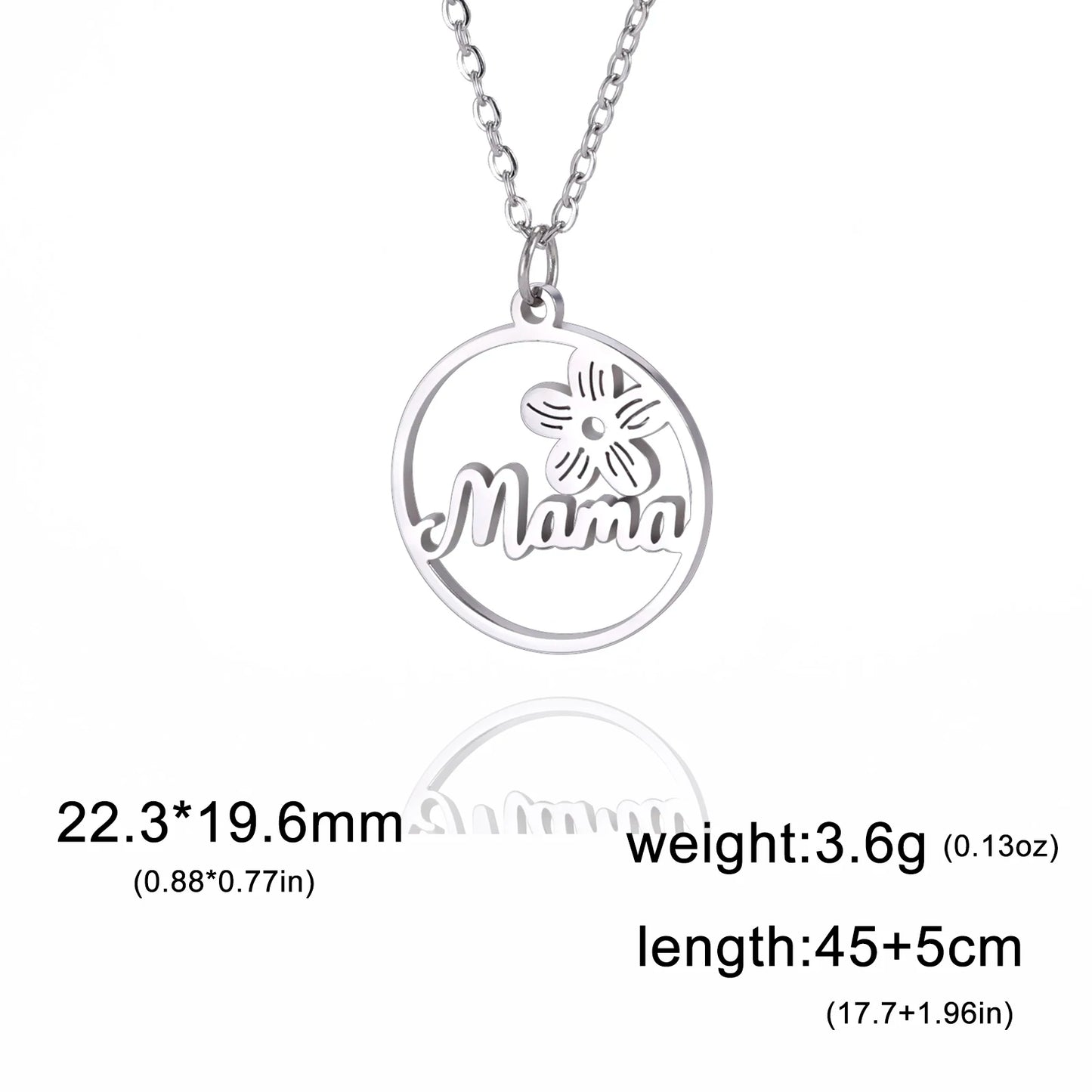 Cazador Sweet Love Heart Pendant Necklace for Women Stainless Steel Jewelry Mother's Day Gift 2025