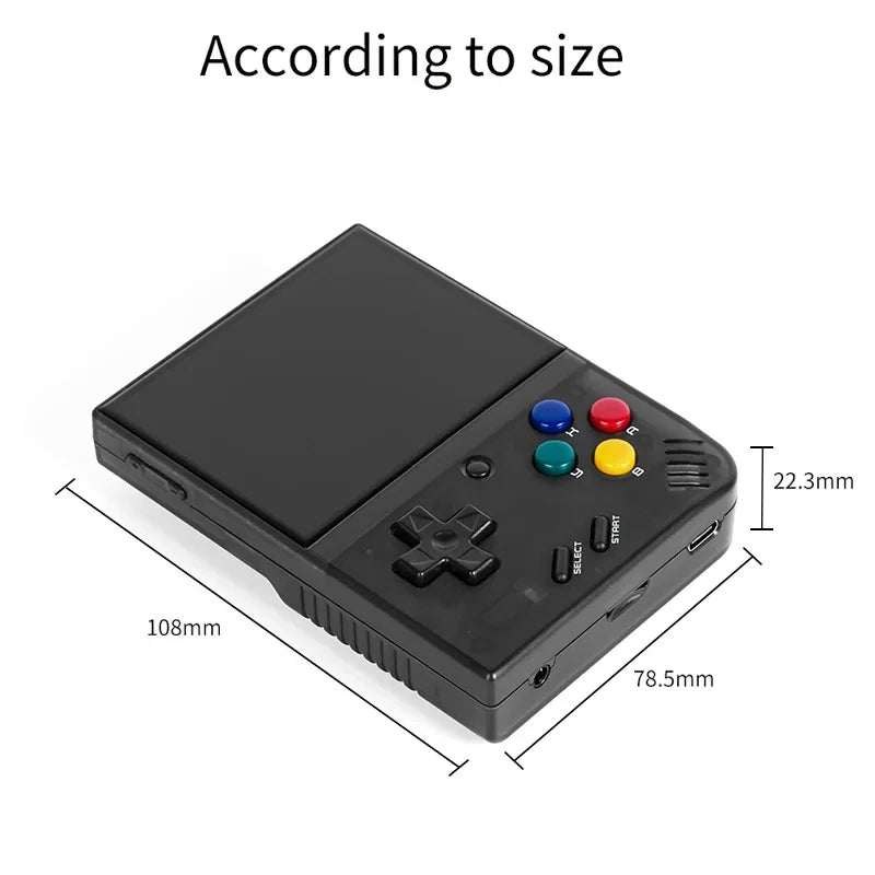 MIYOO Mini Plus V2 Portable Retro Handheld Game Console 3.5 Inch IPS 640x480 Linux System 64GB 128GB Preloaded 15K 25K Games Classic Gift