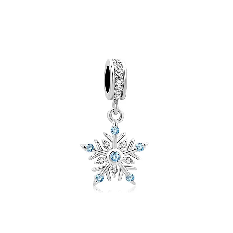Sunflower Evil Eye Charm 925 Silver Plated Bead for DIY Bracelets Women's Jewelry B2933