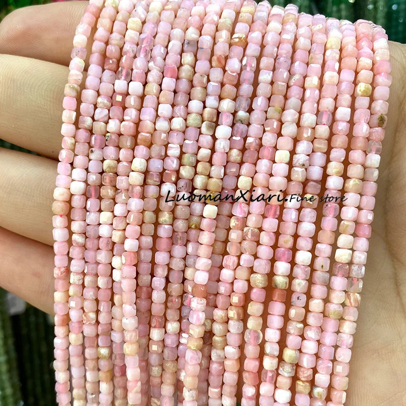 Elegant Faceted Aquamarine Beads for DIY Jewelry Making Bracelet Accessories